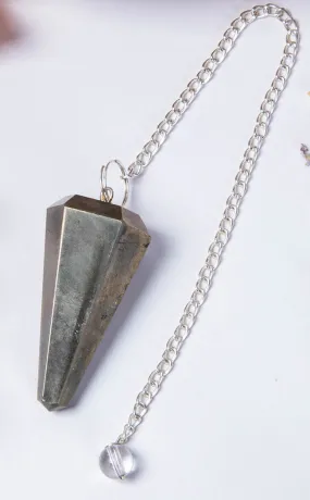 Faceted Pendulum | Pyrite