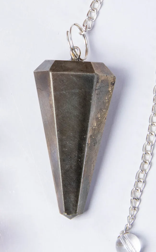 Faceted Pendulum | Pyrite