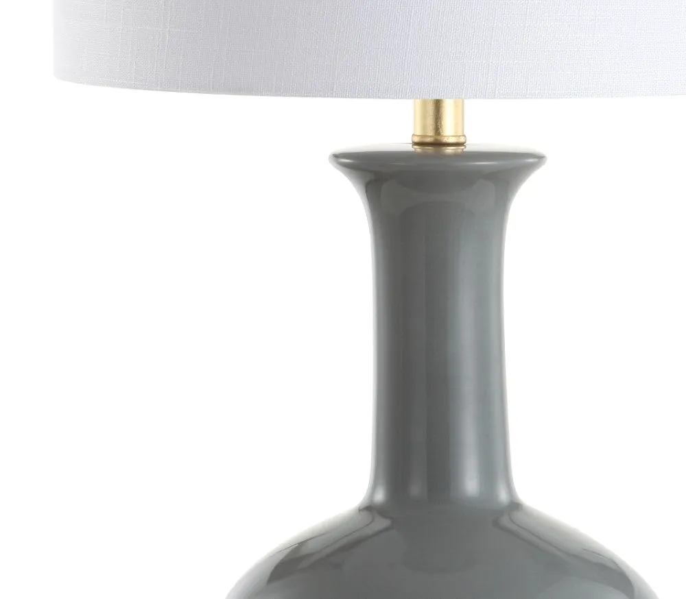 Fiona 27" Ceramic/Metal LED Table Lamp
