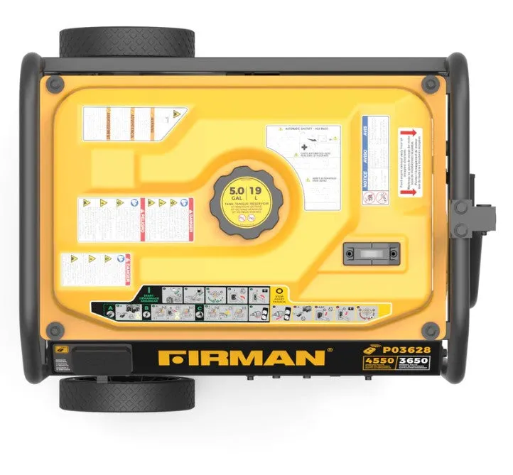 Firman P03628 Generator 3650W/4500W 30 Amp Remote Start Gas With CO Alert New
