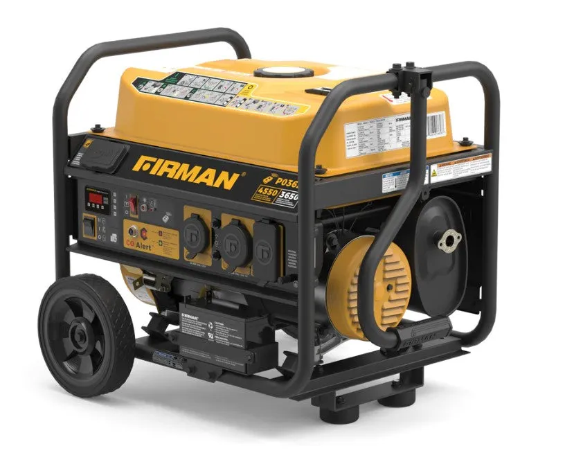 Firman P03628 Generator 3650W/4500W 30 Amp Remote Start Gas With CO Alert New