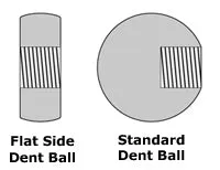 FLAT SIDE DENT BALL SET 1.125" - 1.5"