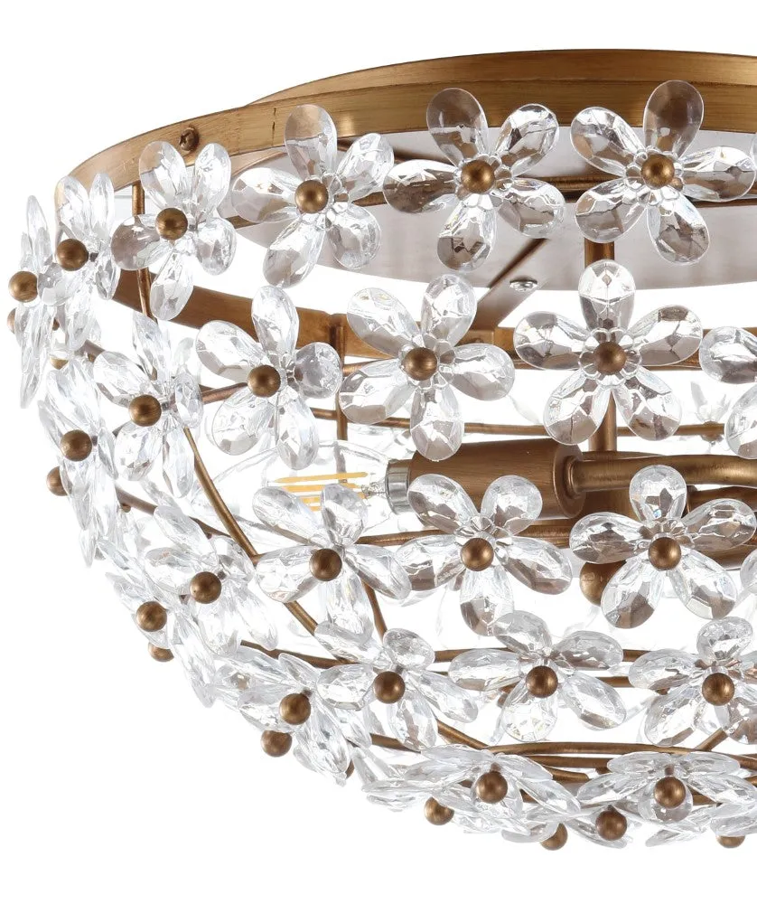 Flicker 15.5" Metal/Acrylic LED Flush Mount