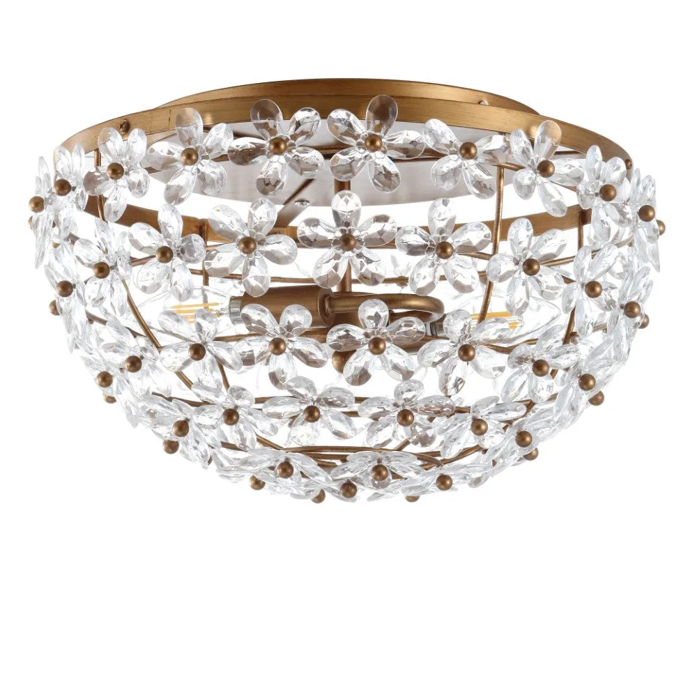 Flicker 15.5" Metal/Acrylic LED Flush Mount