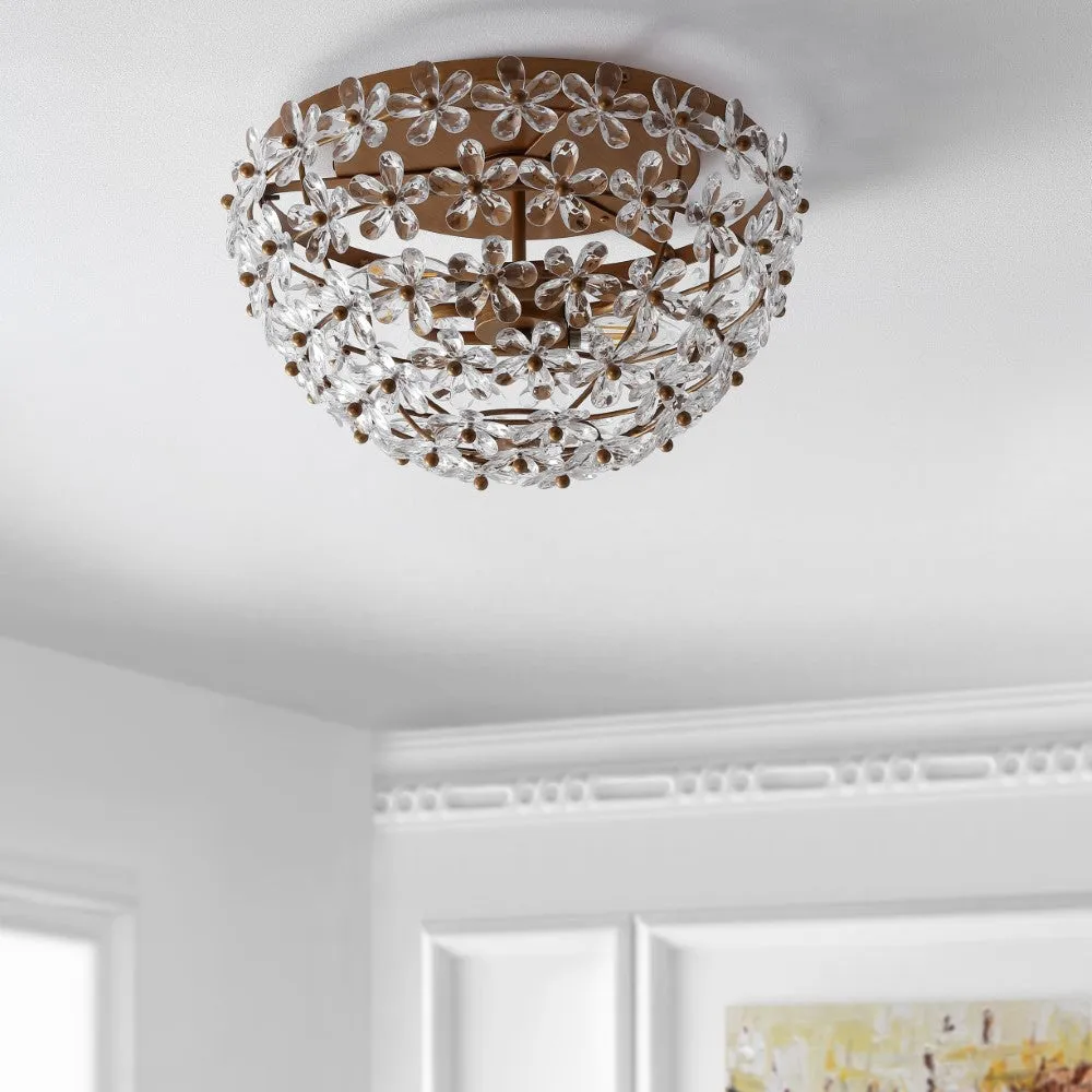 Flicker 15.5" Metal/Acrylic LED Flush Mount