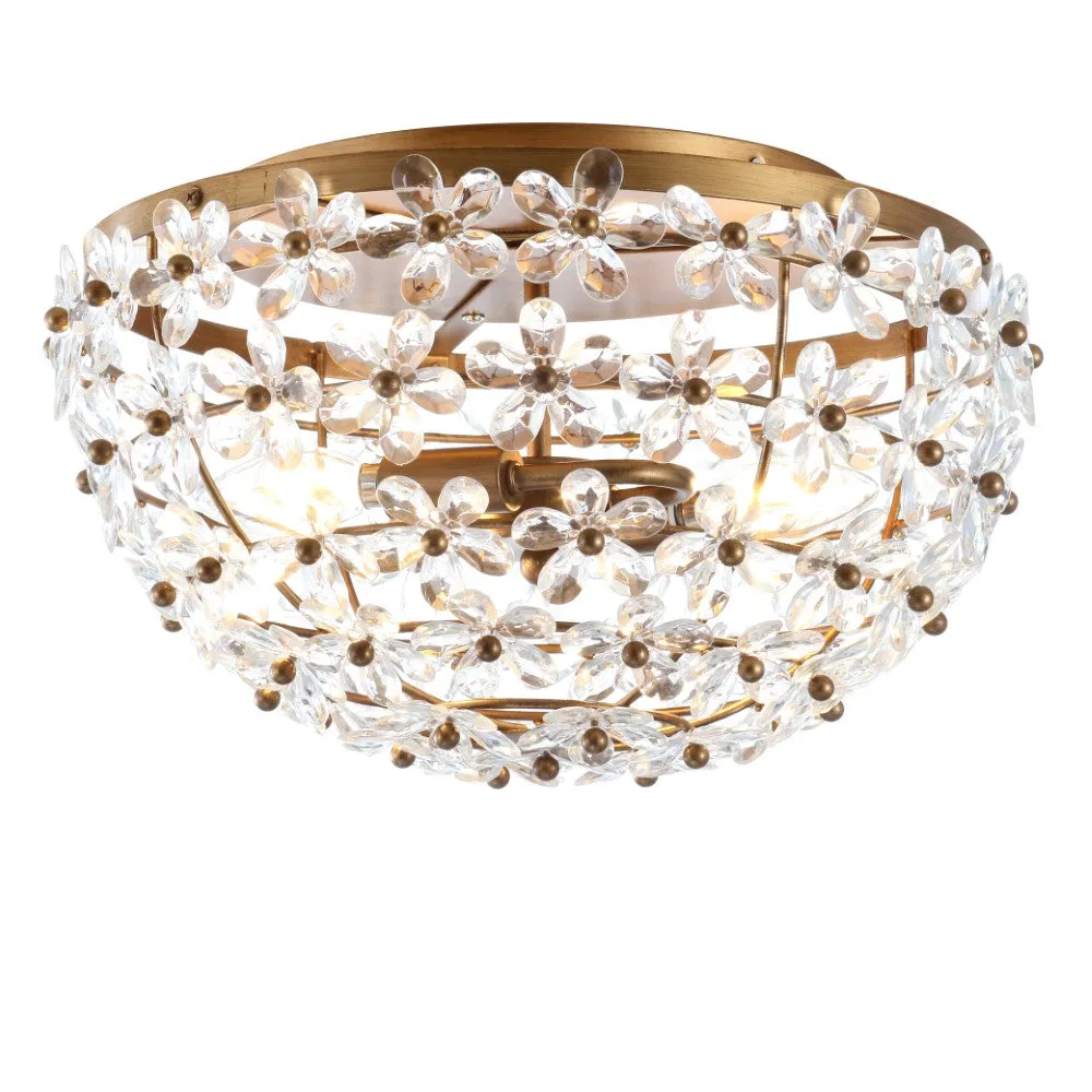 Flicker 15.5" Metal/Acrylic LED Flush Mount