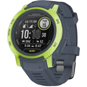 Garmin Unisex Smartwatch - Instinct 2 Surf Edition Blue Rubber Strap | 010-02626-12