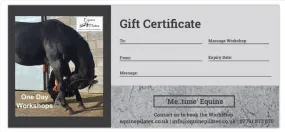 Gift Voucher - Equine Massage Workshop
