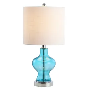 Glory 20.5" Glass/Metal LED Table Lamp