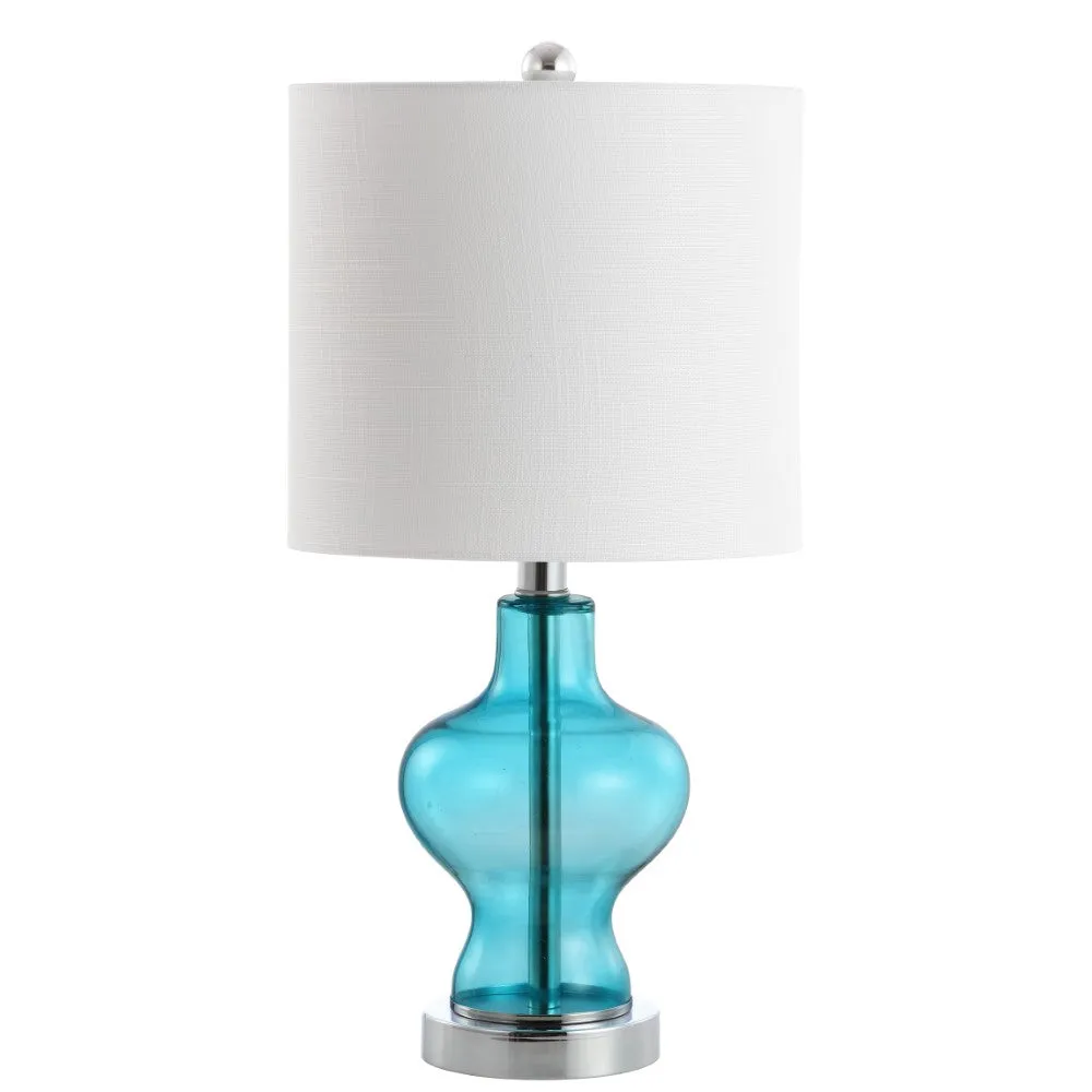 Glory 20.5" Glass/Metal LED Table Lamp