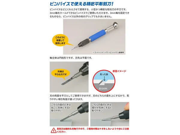 Godhand Bit Blade: Flat Blade Set of 5pcs - GH-BBH-1-3