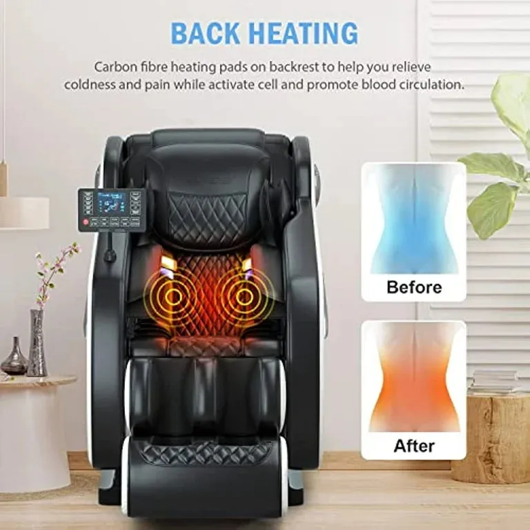 Golden Massage Zero Gravity Full-Body Recliner with Heat, Bluetooth, Air Compression, and Foot Massage