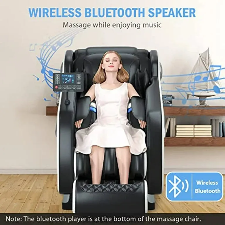 Golden Massage Zero Gravity Full-Body Recliner with Heat, Bluetooth, Air Compression, and Foot Massage