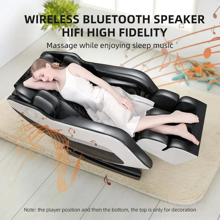 Golden Massage Zero Gravity Full-Body Recliner with Heat, Bluetooth, Air Compression, and Foot Massage