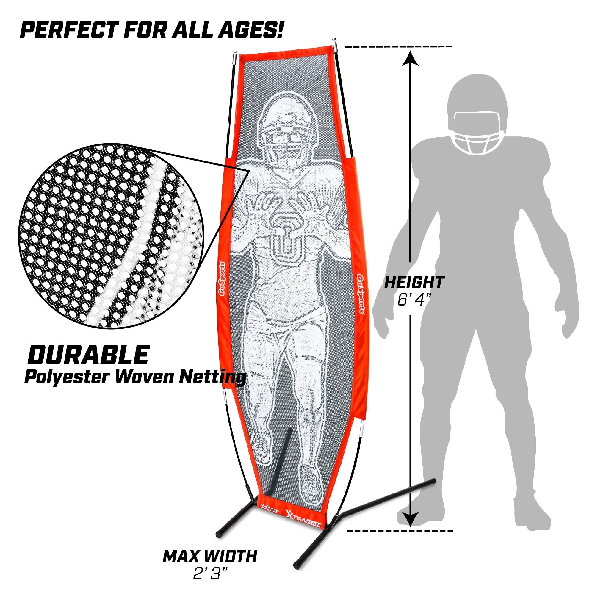 GoSports XTRAMAN Football Defender/Quarterback Training Dummy
