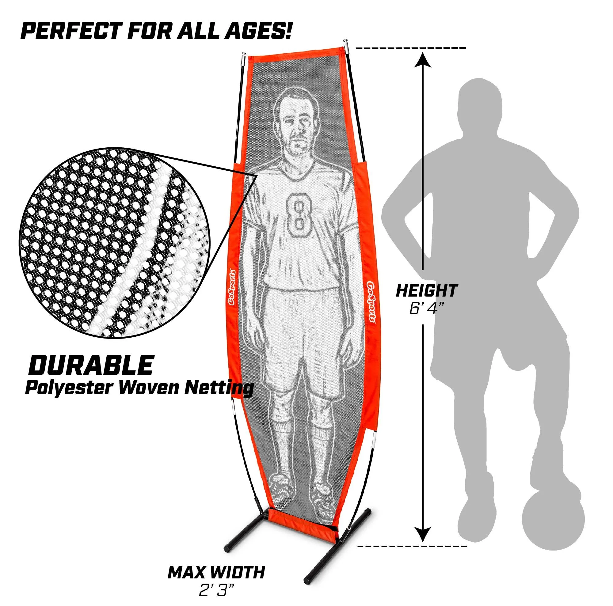 GoSports XTRAMAN Soccer Defender Training Dummy