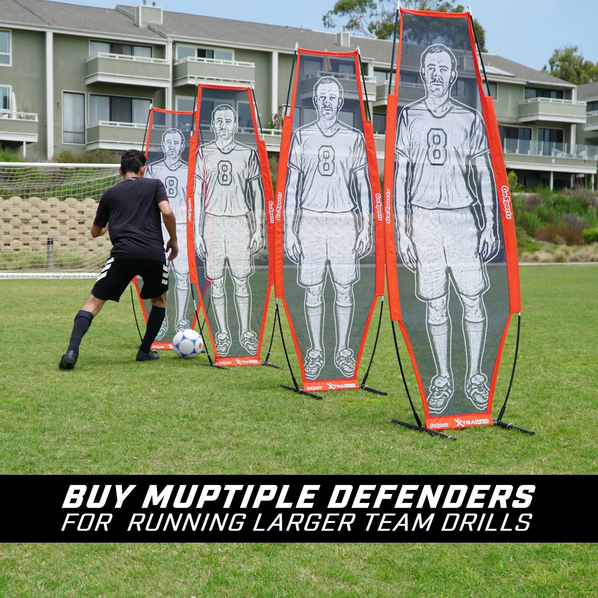 GoSports XTRAMAN Soccer Defender Training Dummy