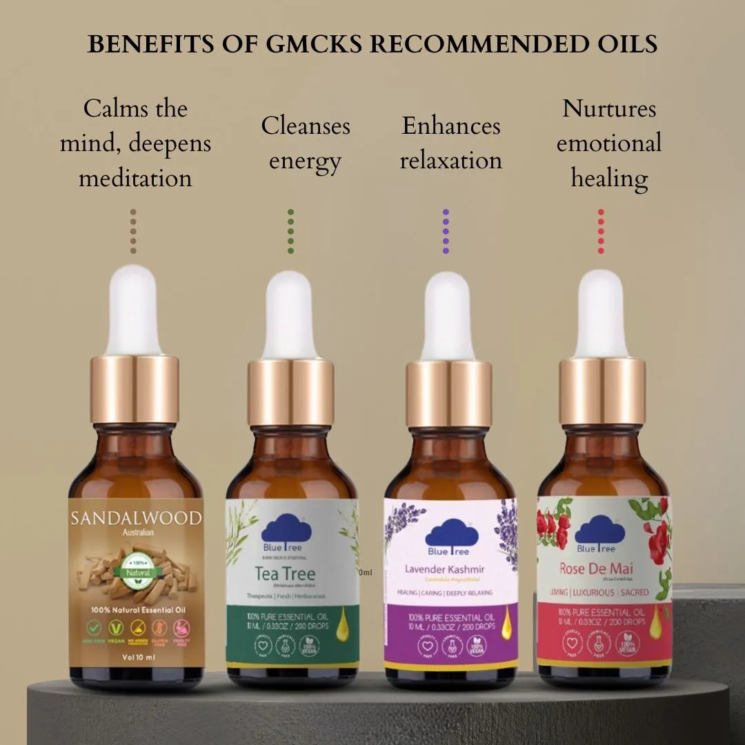 Grand Master Choa Kok Sui (GMCKS) Recommended 4 Essential Oil Pack
