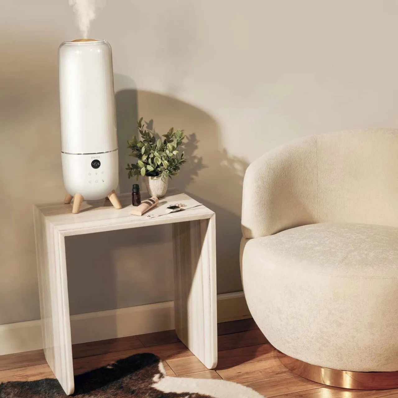 Homedics Total Comfort Cool Mist Ultrasonic Humidifier White