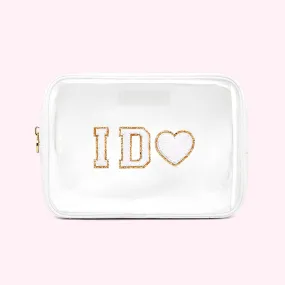 I Do Clear Front Large Pouch