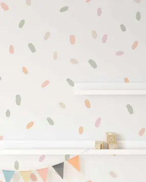 'Ice Cream Kisses' Super Fun Dots Decal Set | 174 dots!