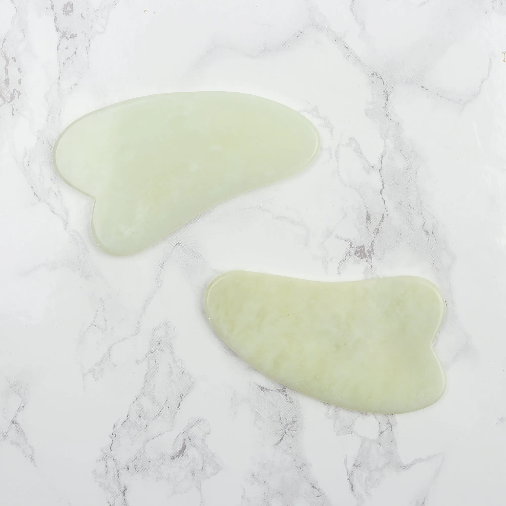 Jade Gua Sha - Natural Chemical Free Crystal in a Signature Silk Lined Box