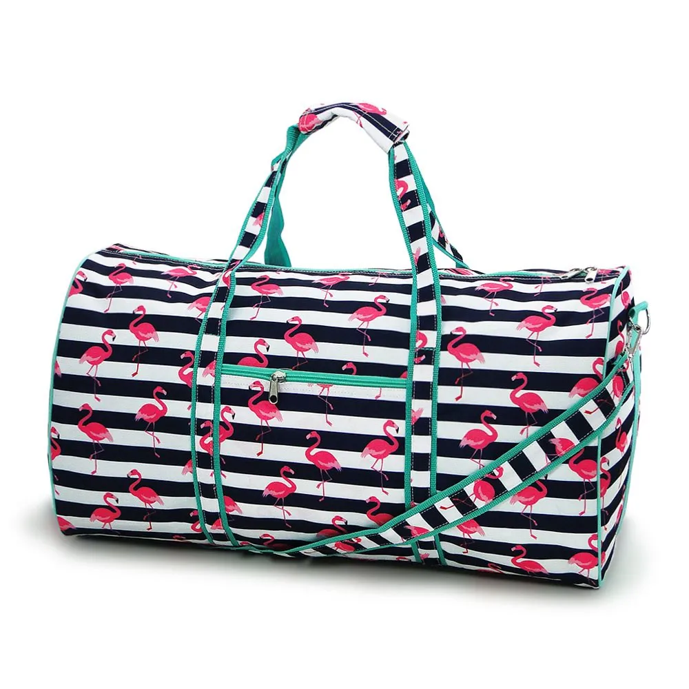 K400 | PORTABLE LARGE DUFFEL BAG - ANIMALS & STRIPES