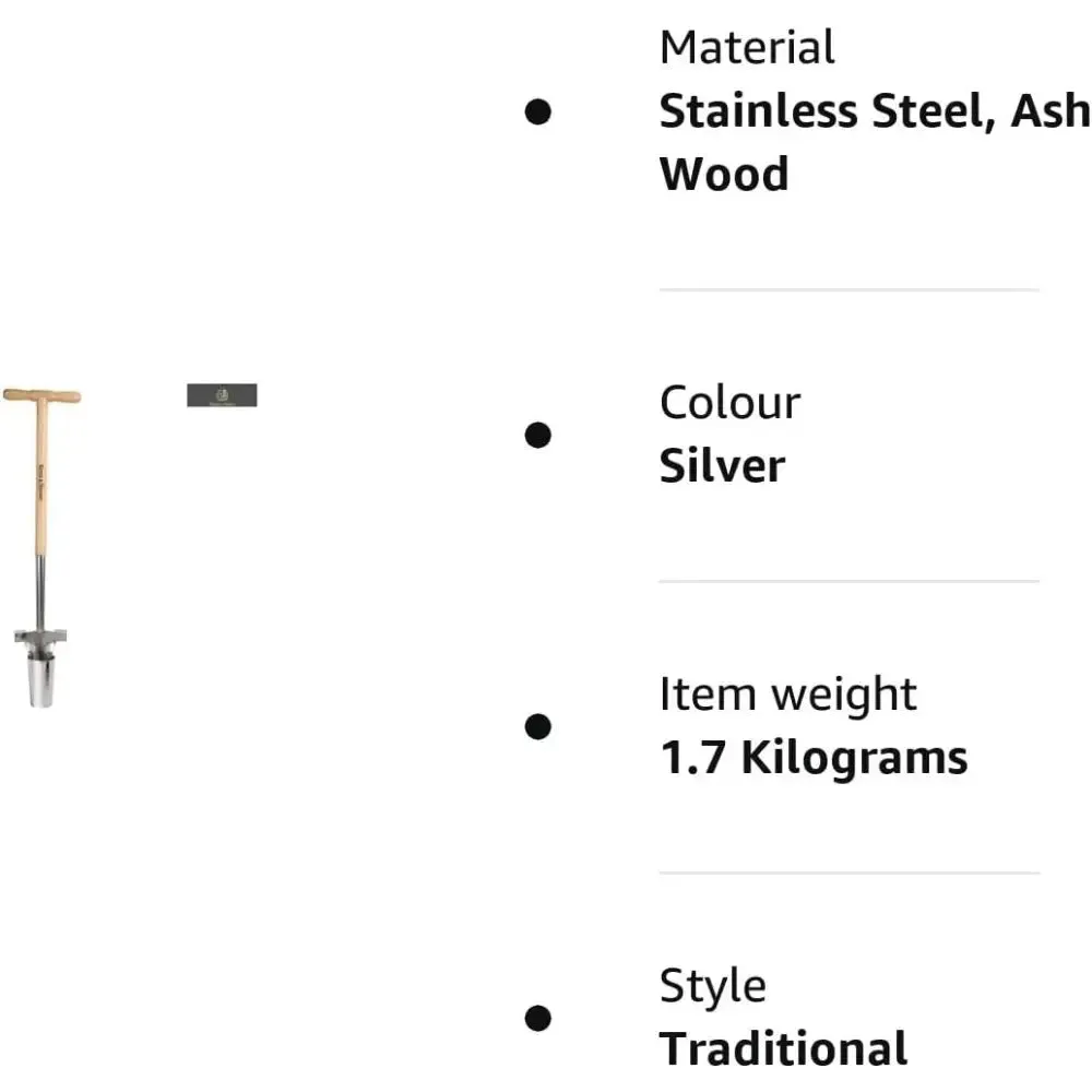 Kent & Stowe Stainless Steel Long Handled Bulb Planter