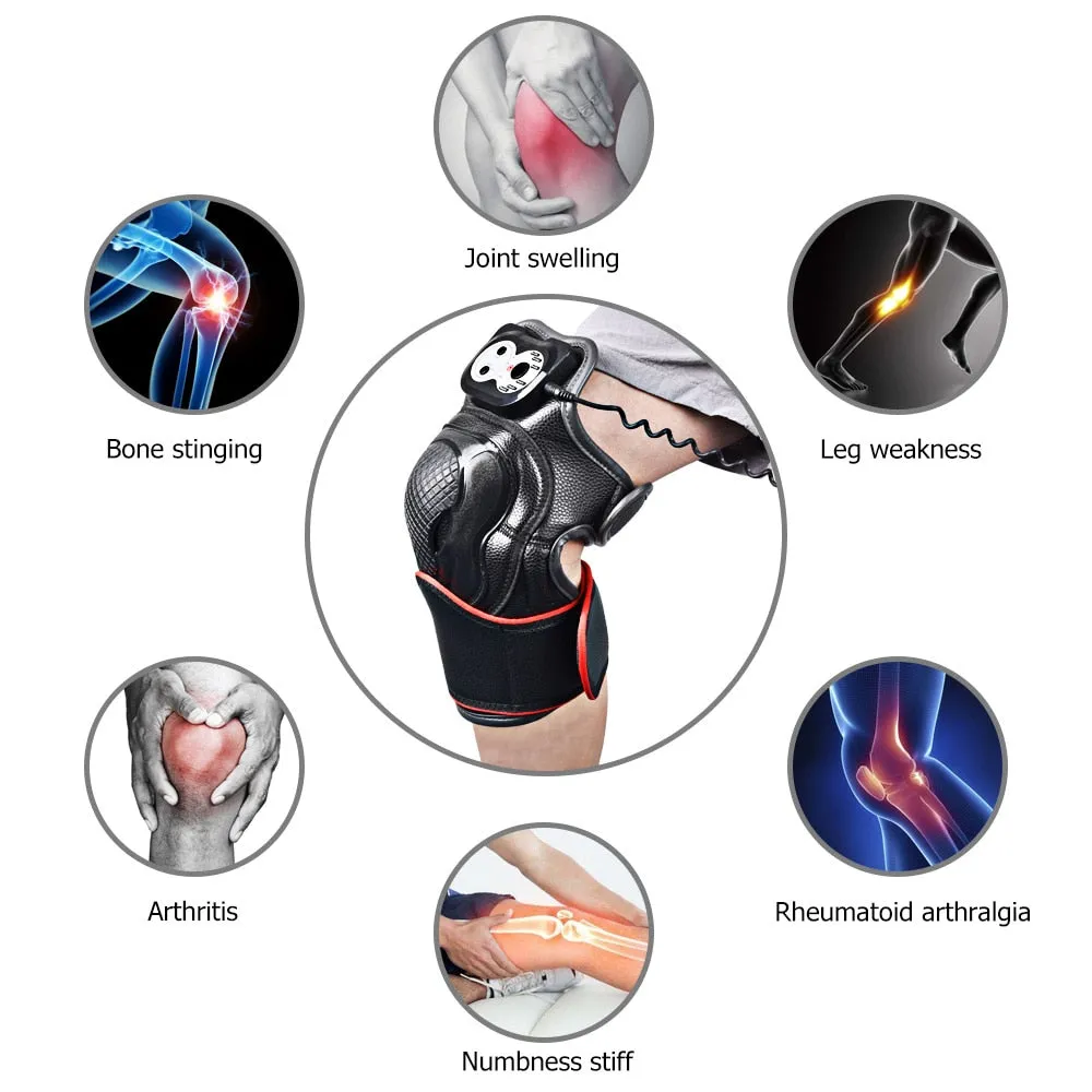Knee Joint Pain Relief Massager - Magnetic Vibration Heating Massager