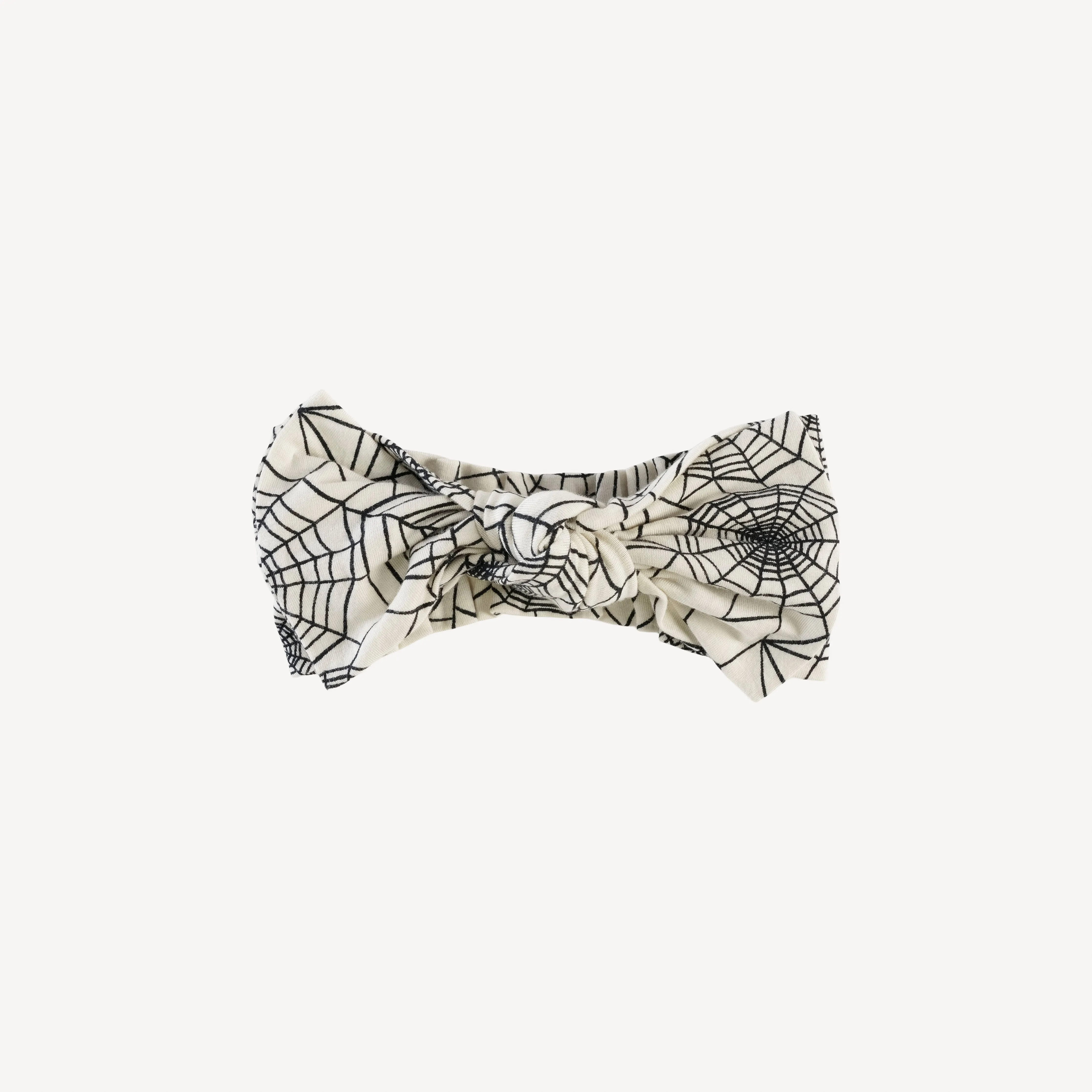 large bow elastic headband | spider web | lenzing modal