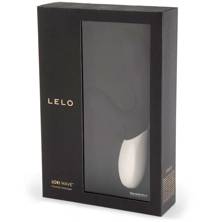 Lelo Loki Wave Prostate Massager Dual Motor Anal Vibrator Black