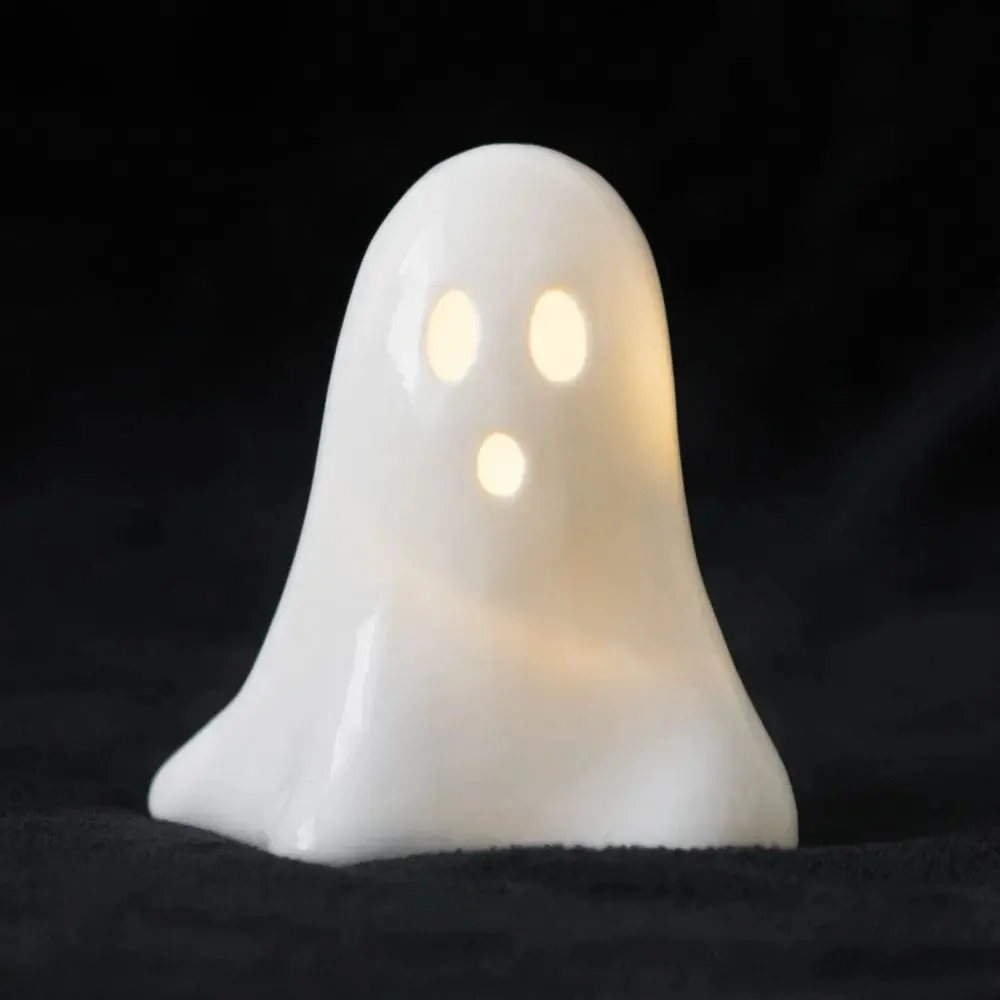 Light Up LED Ceramic Ghost