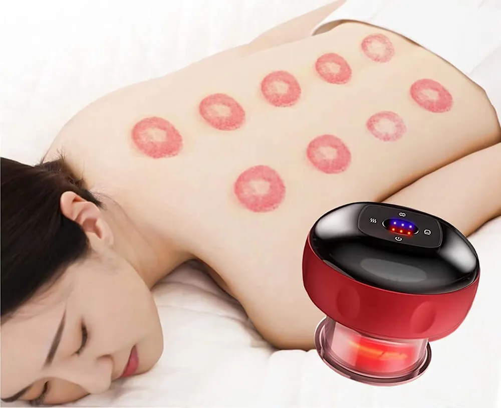 Longco Cupping Therapy Set 5 in 1, red
