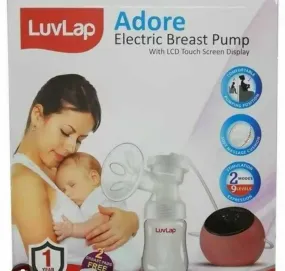 LUVLAP Adore Electric Breast Pump with 2 Breast Pads