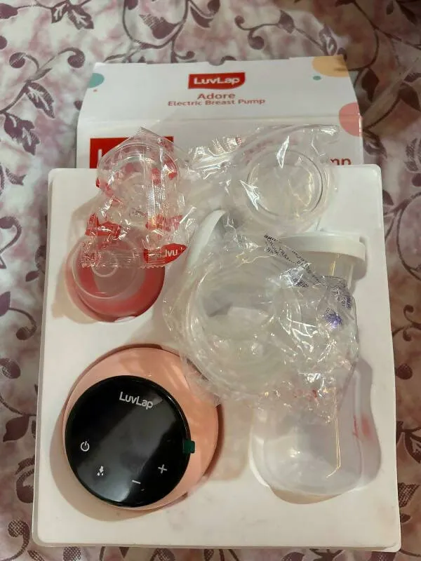 LUVLAP Adore Electric Breast Pump with 2 Breast Pads