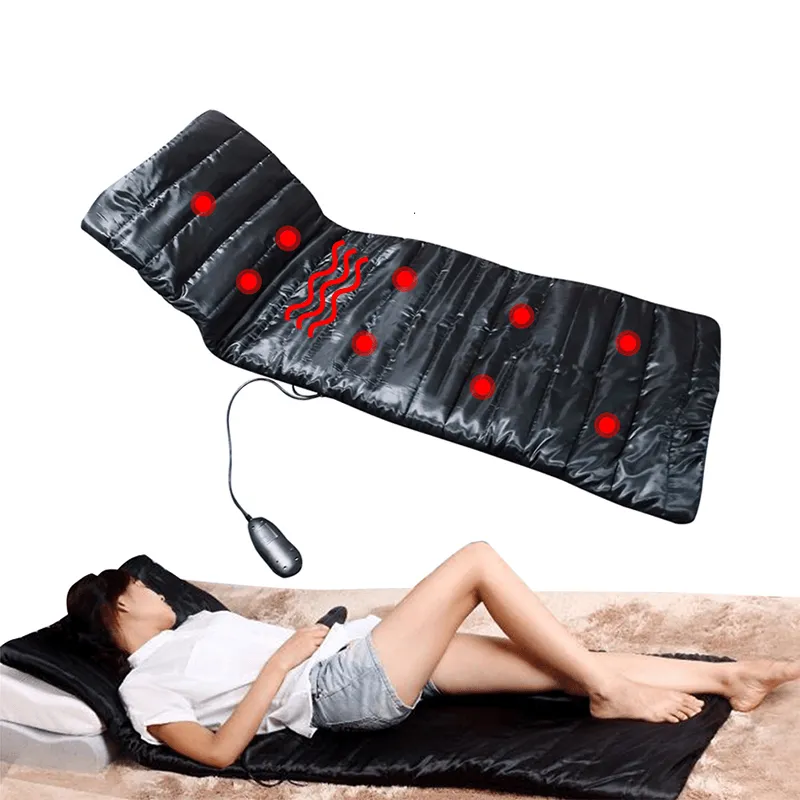 Luxurious Silky-Quilted Massage Mat With Soothing Heat