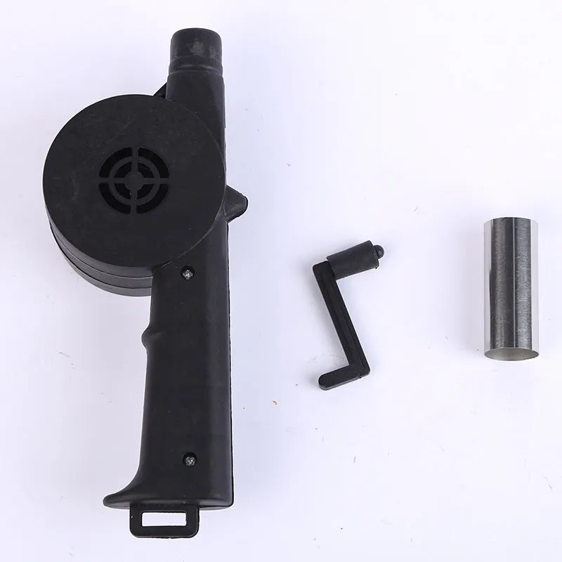Manual Blower Barbecue Equipment Outdoor Barbecue Hair Dryer Small Blower Combustion Aid Tool