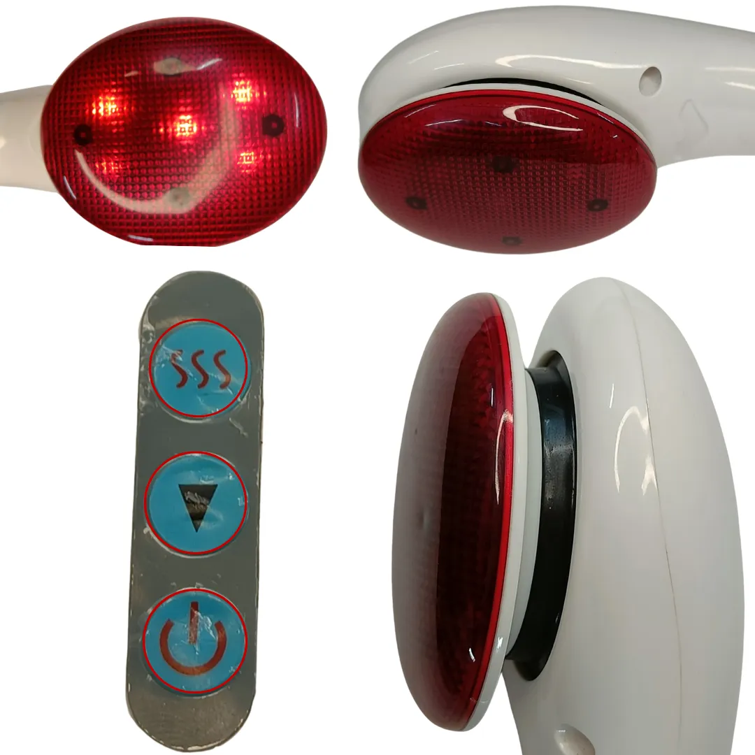 Massage Vibration Machine with Infrared Heat Body Massager Handheld for Pain Relief in Neck, Shoulder, Back, Thigh, Calf & Foot JSB HF139