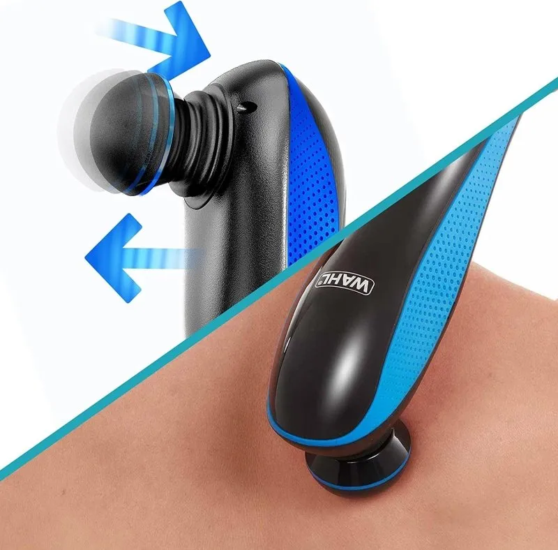 Massager Cordless Deep Tissue Massager, Cordless Massage with Adjustable Speed Settings, Percussion Massagers, Five Massaging Attachments, Release Muscle Knots, Improves Blood Circulation