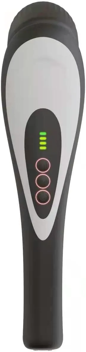 Massager Uv Stylish Rechargeable Personal Hand Held Deep Tissue Vibrating, black
