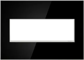 Mirror Black, 3-Gang Wall Plate