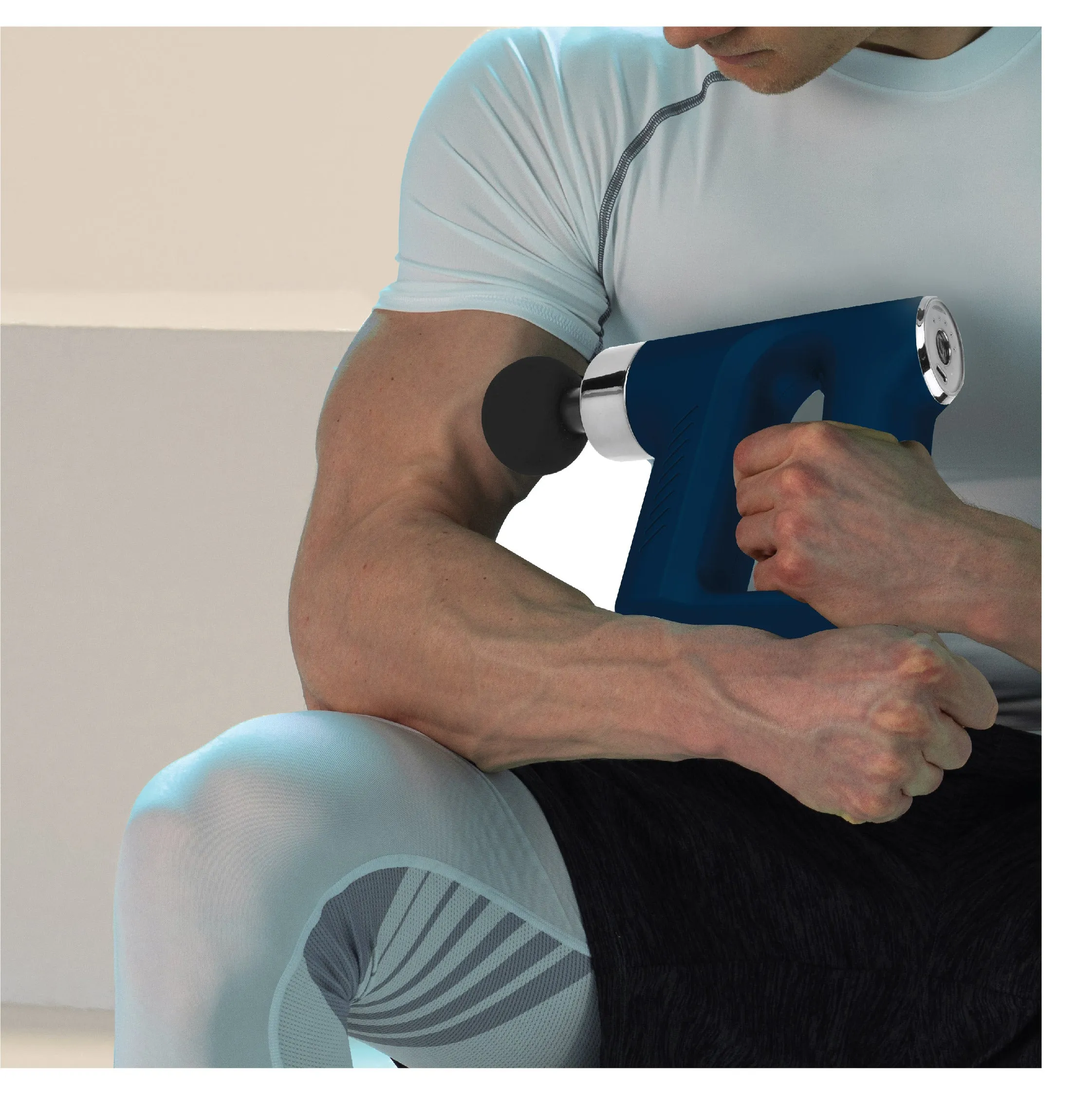 ML016 Prospera Multi Grip Rechargeable Massage Gun