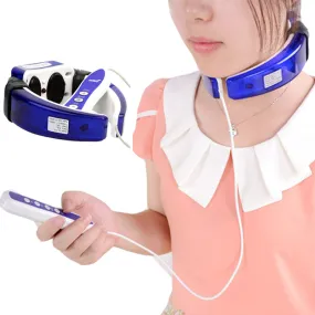 neck massager Domain massage Neck Cervical spondylopathy Vertebra Therapy Care Instrument Electric Laser Vibrating Massager