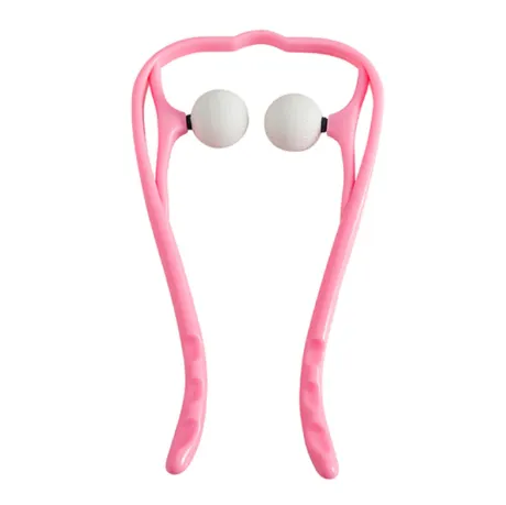 Neck Trigger Point Massager Therapy Relieve Hand Roller Massage Device Shoulder Dual Trigger