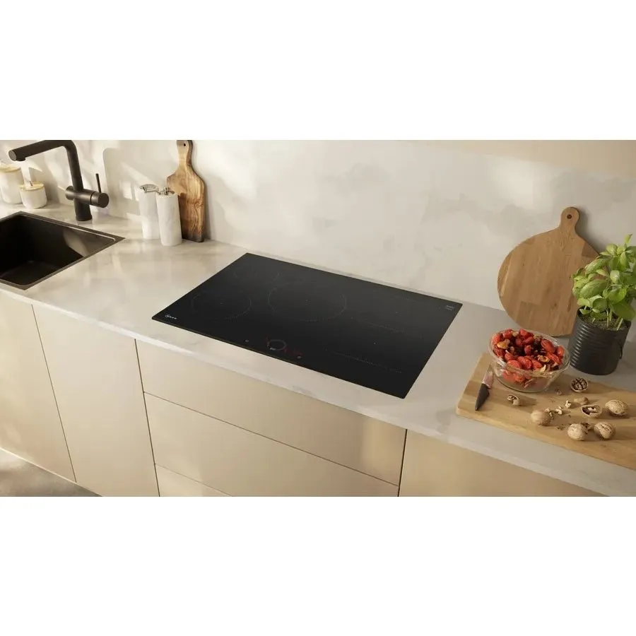 Neff T58FHW1L0 80cm Wide 5 Zone Induction Hob - Black