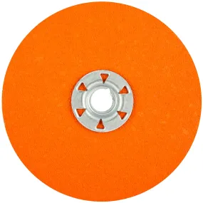 Norton 5 In. Blaze Fiber Locking Disc Speed-Change 60 Grit F980 CA 25 Count