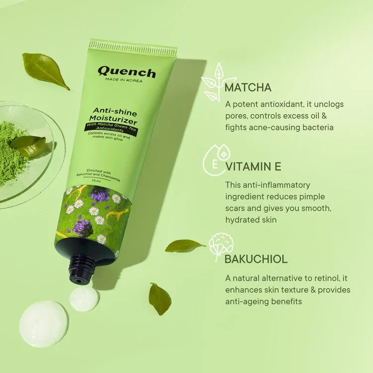Oil Free Moisturizer with Matcha Green Tea - 75 ML