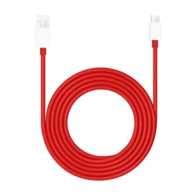 Oneplus One Dash Type C Cable Charging & Data Sync Cable-Red-100CM