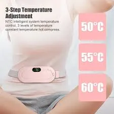 Period Cramp Massager Belt for Pain Relief Comfort with Heat & Vibration JSB HF59P