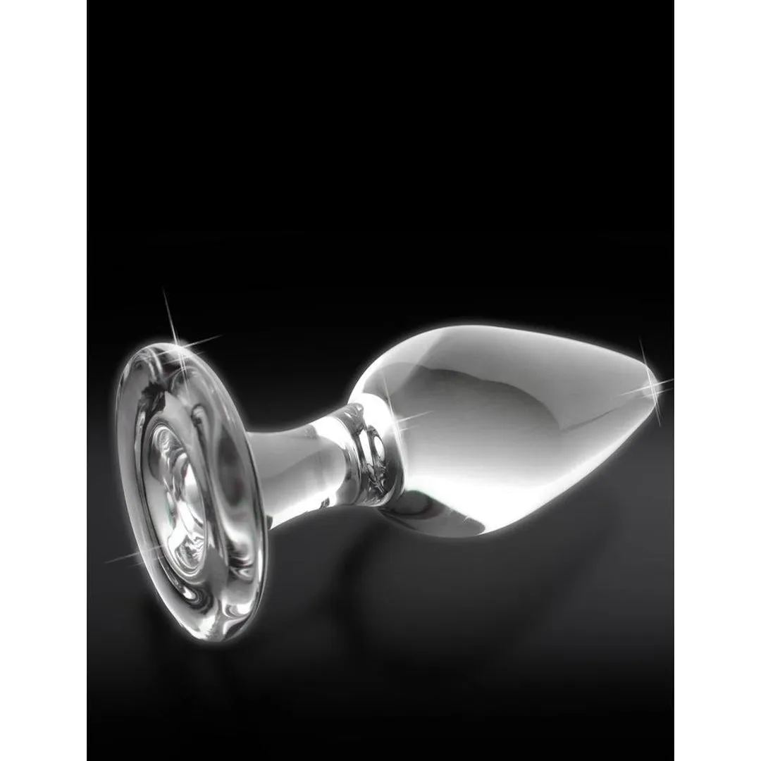 Pipedream "Icicles No 26" Clear Glass Butt Plug